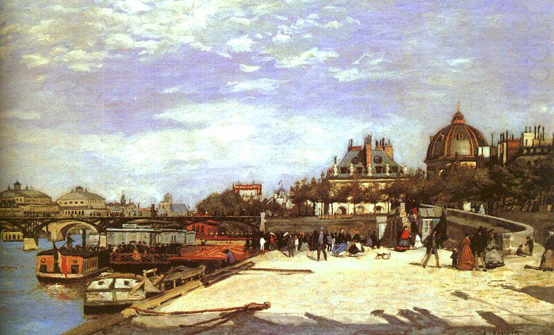 The Pont des Arts the Institut de France, Pierre Renoir